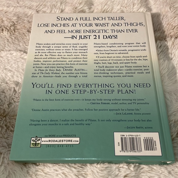 Pilates Hardback Exercise Fitness Workout Plan Book! EUC! Body Makeover! Health! - Picture 3 of 11